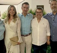Sonia Castilla de Mogollón, Carolina Ortega, Juan Manuel Correal, José Vicente Yáñez y Rafael Pérez. Cortesía