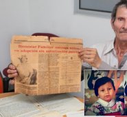 José Eliécer Delgado guarda desde hace 28 años un recorte de periódico donde denunció su situación. César Obando y Jennifer Rincón