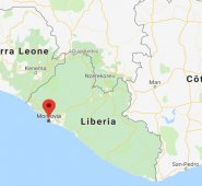 El hecho se registró en Monrovia, capital de Liberia. Google Maps