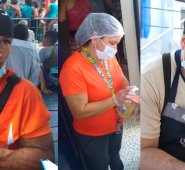 Elton Jhon Colmenarez, Luzmarina Gómez Barboza y Diomel López Yansy. Luis Alfredo Estévez