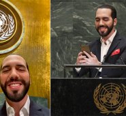 "La ONU tiene una gran capacidad de convocatoria" pero si no cambia, "cada año será menor" y terminará como Kodak o los dinosaurios, afirmó Nayib Bukele. AFP