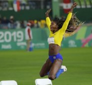 Caterine ya tenía una medalla de bronce, y en 2017 había logrado la plata en el Mundial. Colprensa