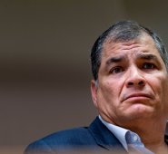 Rafael Correa, expresidente de Ecuador. AFP
