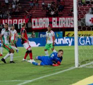 James Castro fue el autor del único gol del partido ante Patriotas. Cada vez que marca, el equipo no pierde. Alfredo Estévez
