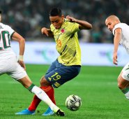 El planteamiento de Carlos Queiroz, que movió la titular con respecto al duelo ante Chile, se vio truncado desde el 15 cuando llegó el primer gol.  @FCFSeleccionCol