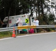 Poco antes  de llegar al peaje de El Picacho, sobre la vía Bucaramanga-Pamplona, ocurrió el fatídico accidente. Colprensa