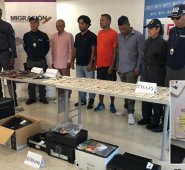 Fueron detenidas cuatro personas. Migración Colombia