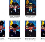 Oficiales fallecidos. Colprensa