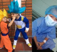Los niños se visten de sus personajes favoritos y algunas profesiones médicas en esta fecha. Johan Rivera (enfermero)