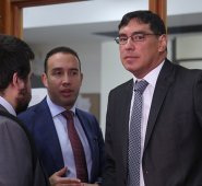 Congresista Álvaro Hernán Prada asistente a la Corte Suprema de Justicia para notificarse por investigación en su contra. Colprensa