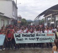 Estudiantes, docentes y directivos se han pronunciado en repetidas oportunidades exigiendo garantías. Archivo