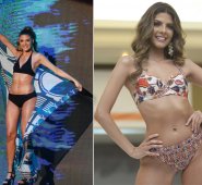 Durante su desfile en traje de baño.
Colprensa