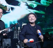 Rubén Blades celebra 50 años de éxitos junto a Yuri Buenaventura y Monsieur Perine en el Movistar Arena de Bogotá. Colprensa