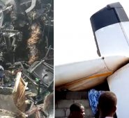 Además de las 19 personas que viajaban en el avión, entre las víctimas figuran habitantes del barrio Mapendo, donde se estrelló el aparato. AFP