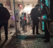 Vándalos generaron daños. Tomada de Twitter