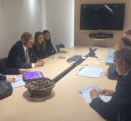 Junto al ministro de Finanzas, Hector Alexander, la viceministra se reunió con el ministro francés de Cuentas Públicas, Gérald Darmanin, y luego con el comisario europeo saliente de Asuntos Económicos, Pierre Moscovici, así como con responsables de cuestiones fiscales de la OCDE. Twitter