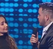 Paola Jara estuvo como invitada al programa Yo me llamo, donde cantó al lado de Jessi Uribe. Captura de video