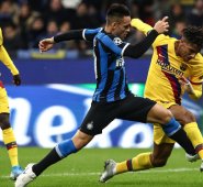 Barcelona venció 2-1 al Inter de Milán. AFP