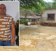 En este sector, Esteban Romero Castellanos fue asesinado en el sector La Guardería de Alfonso López, la mañana del 17 de marzo de 2016. La madrugada del domingo, uniformados de la Mecuc capturaron a José Gregorio Navas Gómez, quien aparece en la foto.  Archivo y Cortesía