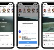 Alrededor de 60 medios, incluidas organizaciones de noticias y verificadores especializados, trabajan en todo el mundo en alianza con Facebook. Instagram Website's Screenshot