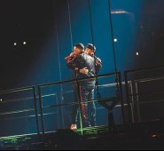 Nicky Jam fue invitado por Daddy Yankee a la serie de doce conciertos que el artista boricua ofreció durante diciembre de 2019. Cortesía