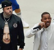 Con Will Smith cantó “Live It Up”, que fue el tema oficial del Mundial de fútbol de Rusia 2018. Tomada de internet