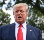 Hoy comienza formalmente el juicio político contra el presidente de Estados Unidos, Donald Trumpo, en el Senado.  AFP