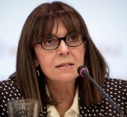 Ekaterini Sakellaropoulou. AFP