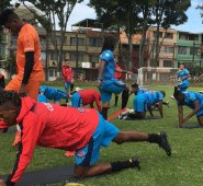 El equipo rojinegro continúa trabajos de cara al inicio de la Liga. Cúcuta Deportivo