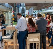 Los empresarios de Cúcuta resaltaron la variedad en los productos presentes en Colombiatex. Cortesía