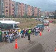 La policía de tránsito incrementó las campañas de seguridad vial en los distintos municipios del área metropolitana. Obando