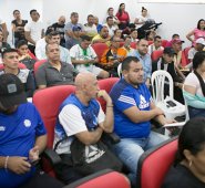 A la convocatoria hecha solo llegaron 95 representantes de clubes de los más de 200 que hay inscritos y con reconocimiento deportivo vigente. Juan Pablo Cohen