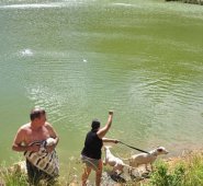 Laguna ubicada en el barrio San Luis de Cúcuta. Archivo