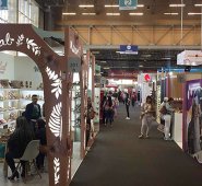 La Feria Internacional de Calzado, el cuero y marroquinería se lleva a cabo en Corferias, Bogotá. Magaly Rubio/La Opinión