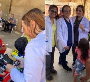 Niños de 0 a 5 años tuvieron atención prioritaria oftalmológica, gracias a la presencia de médicos de la Clínica Oftalmológica Peñaranda. Cortesía RITA