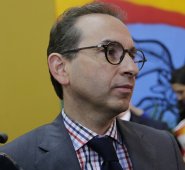 Ministro de Agricultura, Andrés Valencia. Colprensa