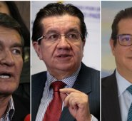 MinSalud, Fernando Ruiz Gómez, MinTrabajo, Ángel Custodio Cabrera, y MinAgricultura, Rodolfo Enrique Zea. Colprensa y Twitter @IvanDuque
