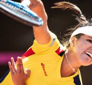 María camila osorio fue derrotada por Paula Ormaechea con parciales de 6-4 y 6-4.. Archivo La Opinión