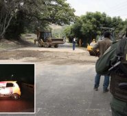 La vía que comunica a Cúcuta con la zona del Catatumbo, donde ayer los subversivos detonaron una carga explosiva, fue habilitada nuevamente. Mario Caicedo / La Opinión