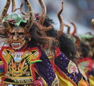 La mayor fiesta carnavalera se escenificará, sin embargo, el sábado 22 de febrero. AFP