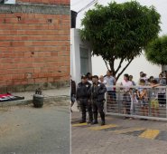 Los habitantes del conjunto residencial Los Mangos en La Parada, fueron alertados sobre la 2:00 de la madrugada de ayer, de que debían desalojar sus viviendas por la amenaza de una posible bomba. Los dos cilindros no tenían explosivos. Alfredo Estévez