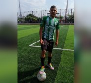Kevin de Arco llegó hace tres años a la escuela Chamitos y ahora se vinculará a Atlético Nacional. Cortesía