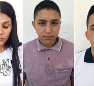Yuri Liceth Rincón, José Alexander Jiménez y Marvin Javier Navarro.  Policía