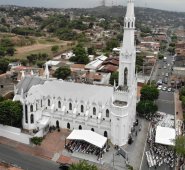 La parroquia San Luis Gonzaga,ahora es Basílica Menor. Obando