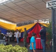 Así se encuentra en este momento el punto donde se llevará a cabo la sesión. La Opinión