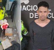 Dentro de este peluche le hallaron la droga.  Policía