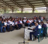 El encuentro se lleva a cabo en el Centro de Integración de La Playa de Belén. @MisionONUCol