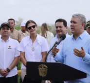 El presidente Duque hizo el anuncio desde Montería. Presidencia de la República