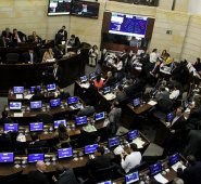 El congreso debía empezar sesiones el 16 de marzo, pero estas fueron aplazadas por cuenta de la emergencia del coronavirus. Colprensa