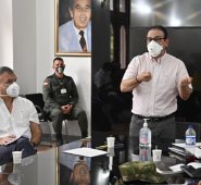 El gobernador dijo que se acordó abrir una cuenta que será administrada por la Cruz Roja Colombiana Norte de Santander, a través de la cual todo el sector productivo y los nortesantandereanos podrán hacer efectivo sus aportes.  Gobernación de Norte de Santander